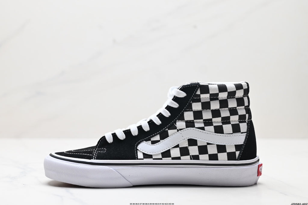 Vans SK8-Hi | Black White Checkerboard | VN0A38GEUPV