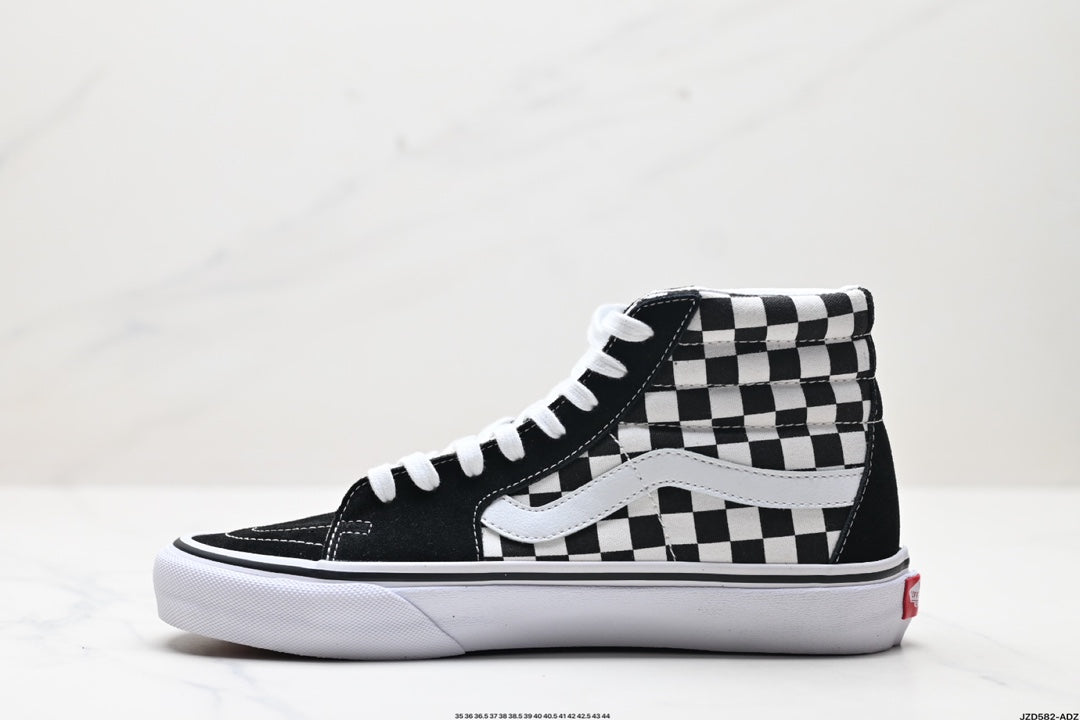 Vans SK8-Hi | Black White Checkerboard | VN0A38GEUPV