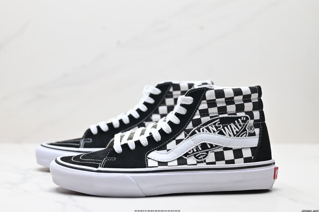 Vans SK8-Hi | Black White Checkerboard | VN0A38GEUPV