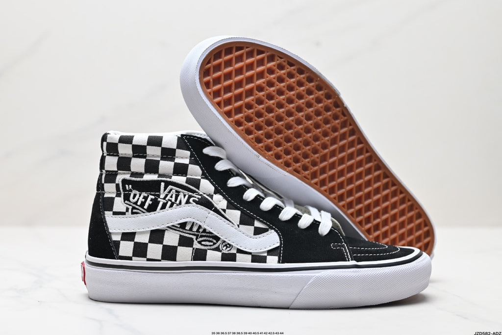 Vans SK8-Hi | Black White Checkerboard | VN0A38GEUPV