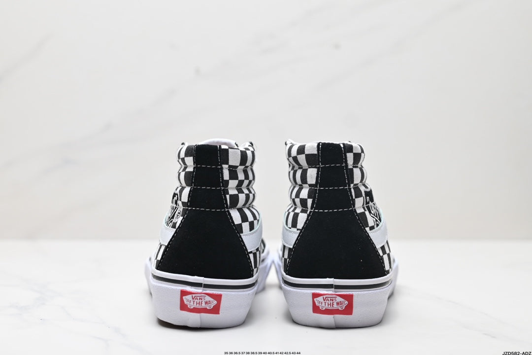 Vans SK8-Hi | Black White Checkerboard | VN0A38GEUPV