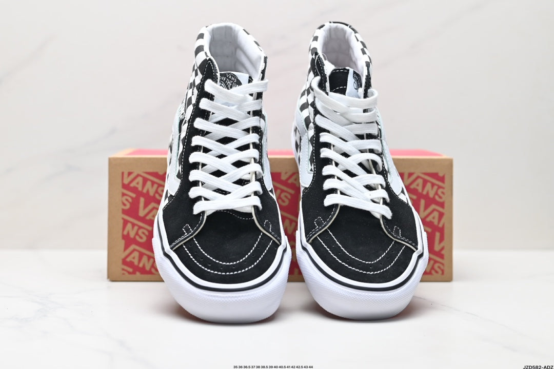 Vans SK8-Hi | Black White Checkerboard | VN0A38GEUPV