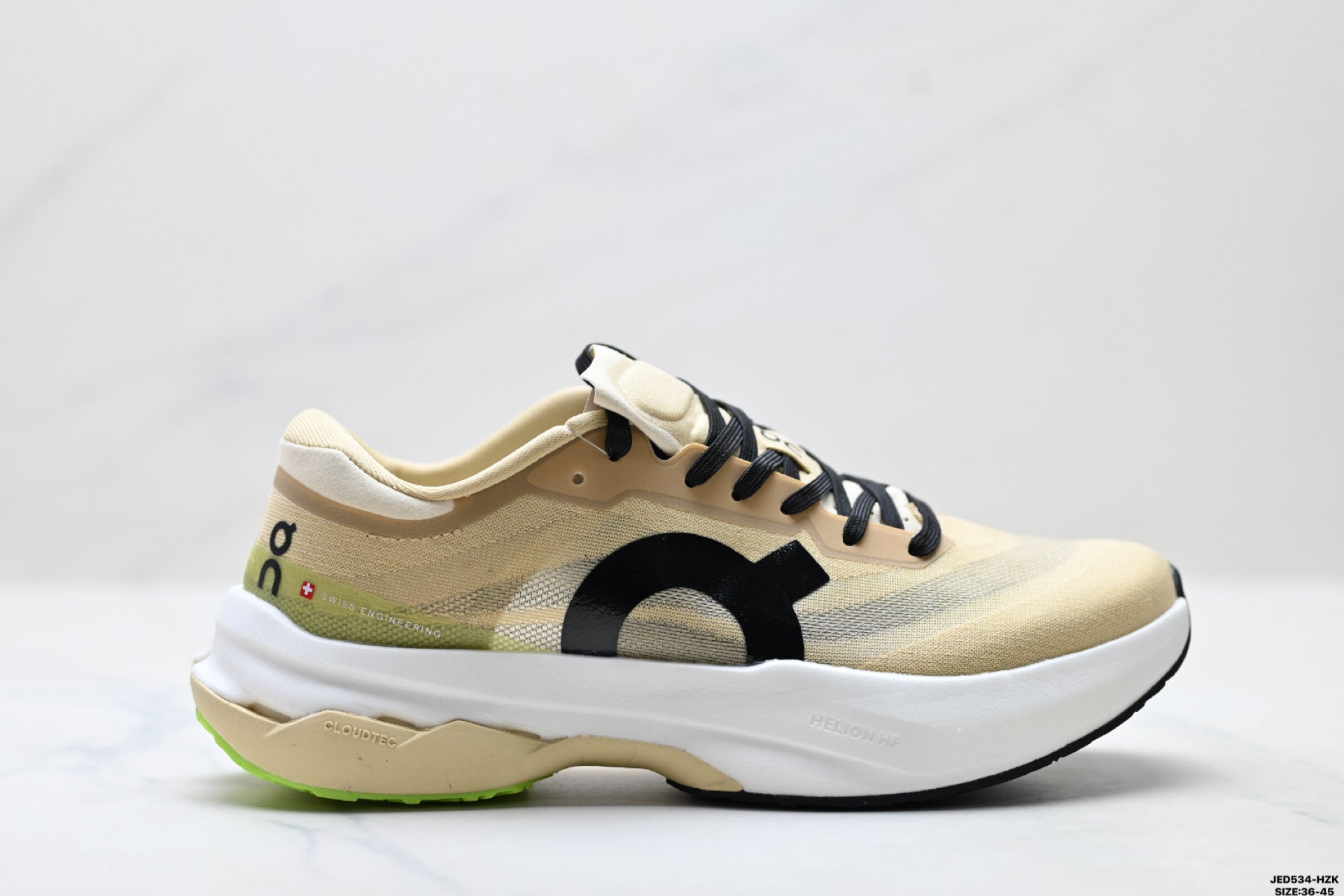 On Running Cloudmonster 3 | Sand Lime White | CloudTec® Phase