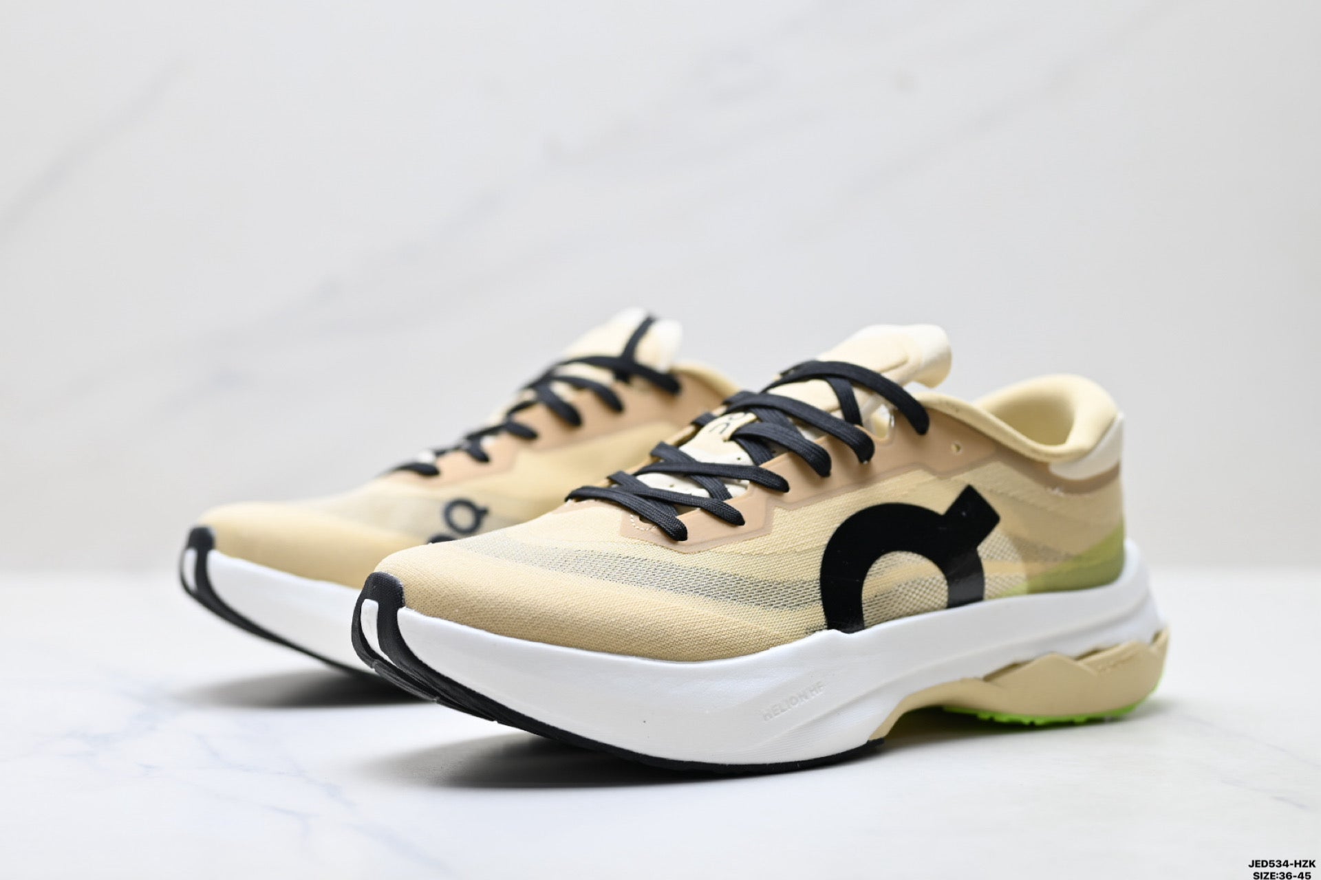 On Running Cloudmonster 3 | Sand Lime White | CloudTec® Phase