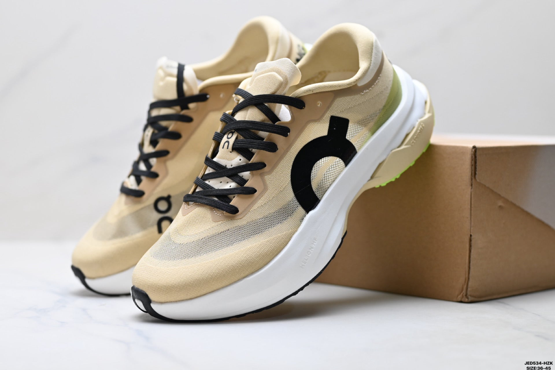 On Running Cloudmonster 3 | Sand Lime White | CloudTec® Phase