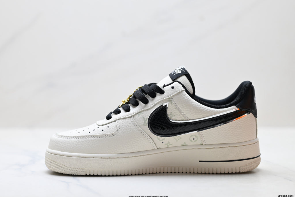 Nike Air Force 1 '07 | White Black Orange | SU2305-626