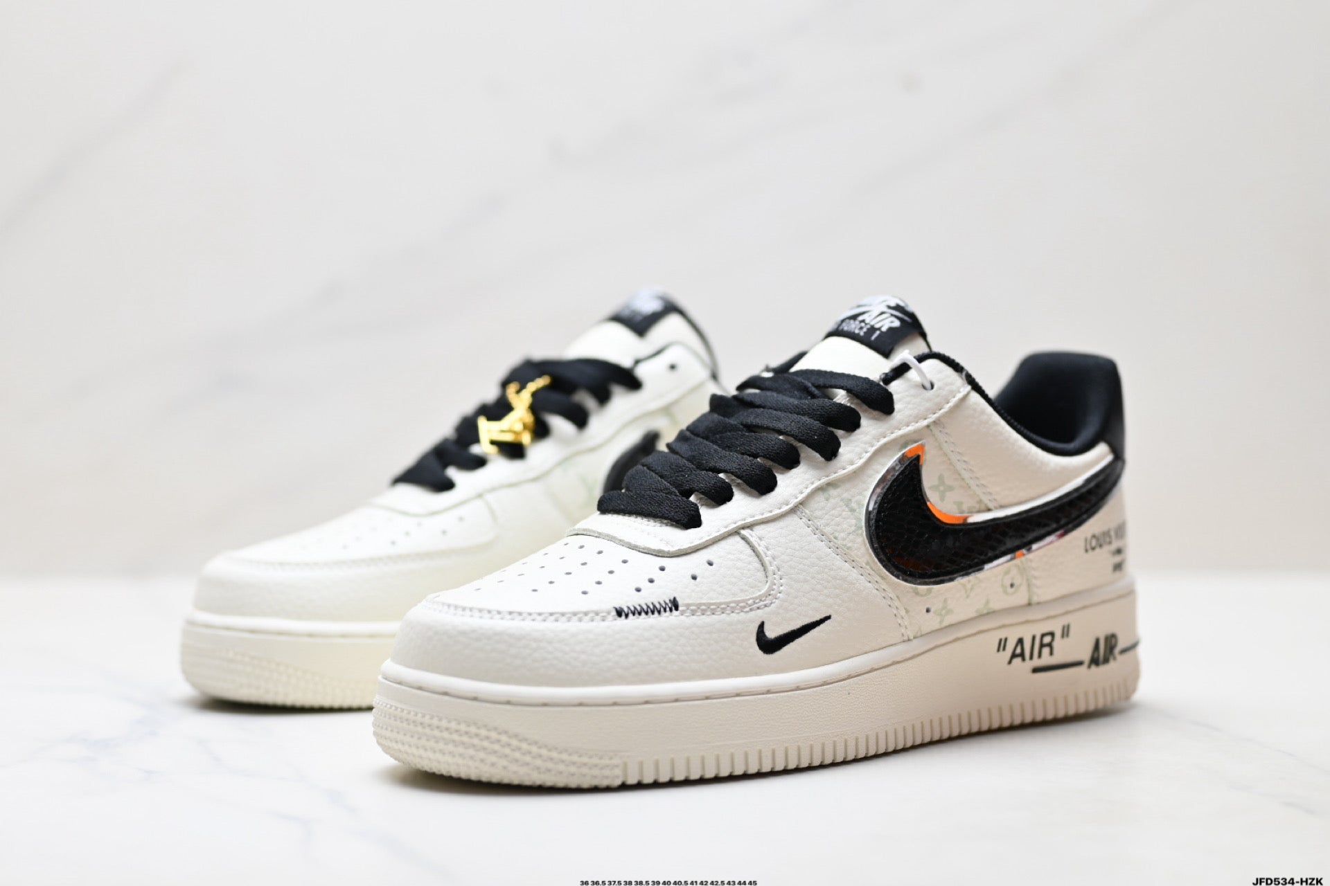 Nike Air Force 1 '07 | White Black Orange | SU2305-626