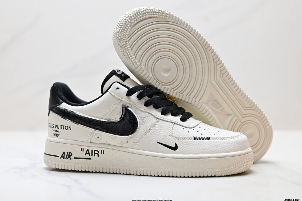 Nike Air Force 1 '07 | White Black Orange | SU2305-626