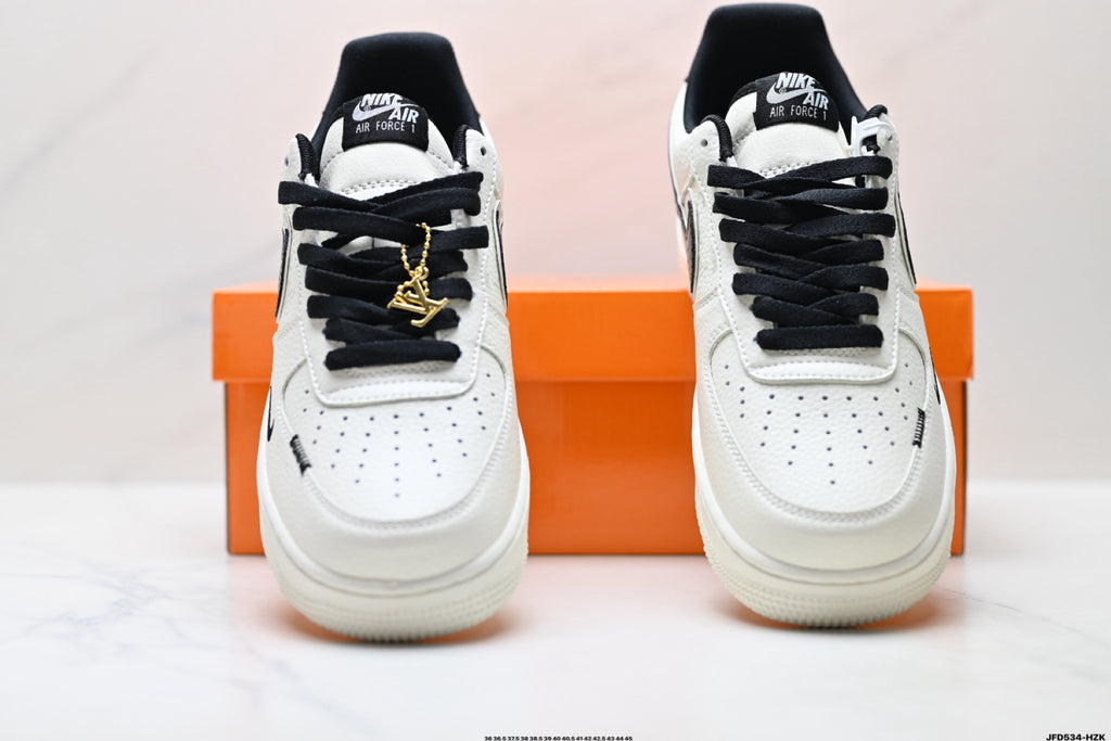 Nike Air Force 1 '07 | White Black Orange | SU2305-626