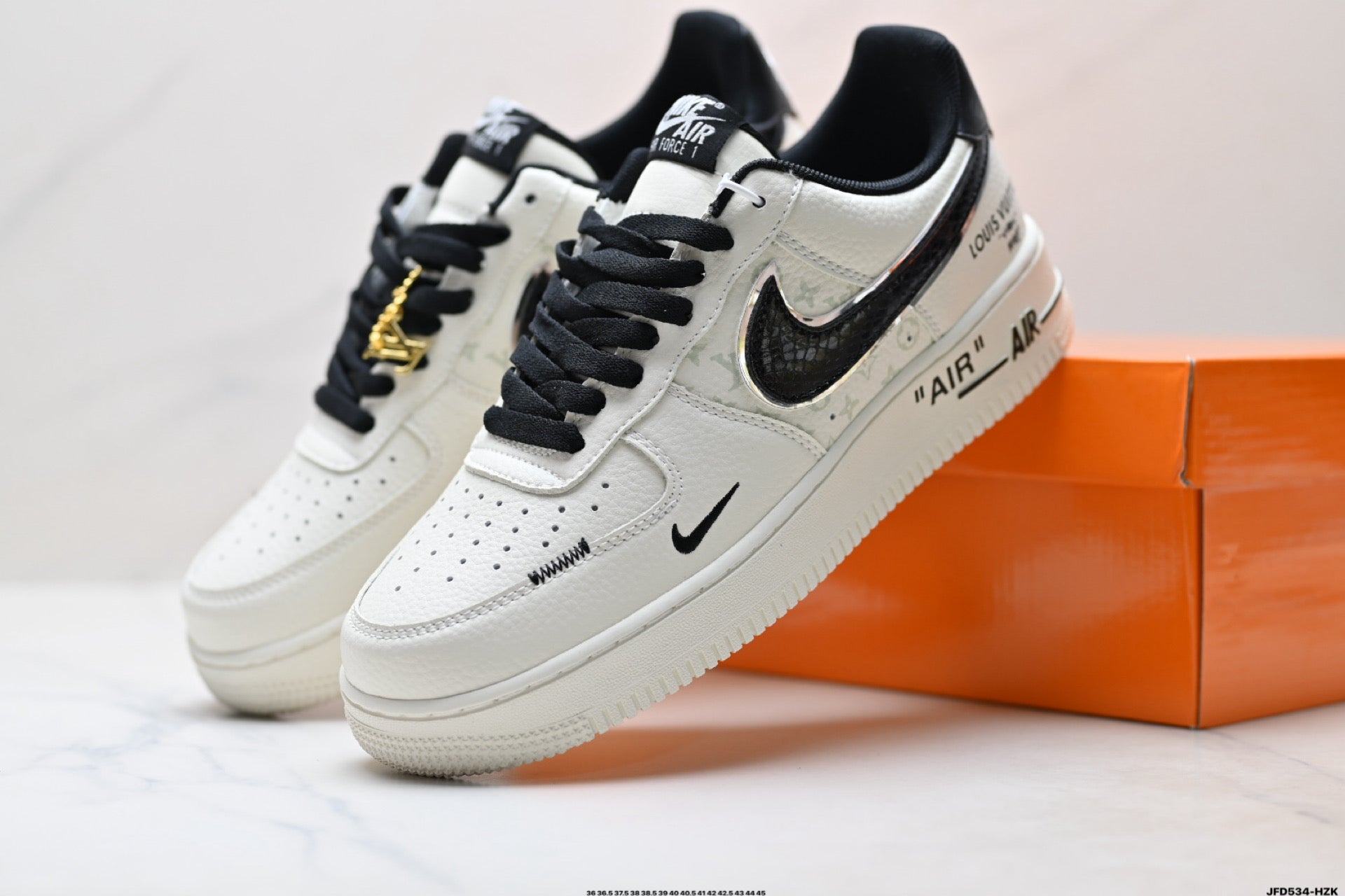 Nike Air Force 1 '07 | White Black Orange | SU2305-626