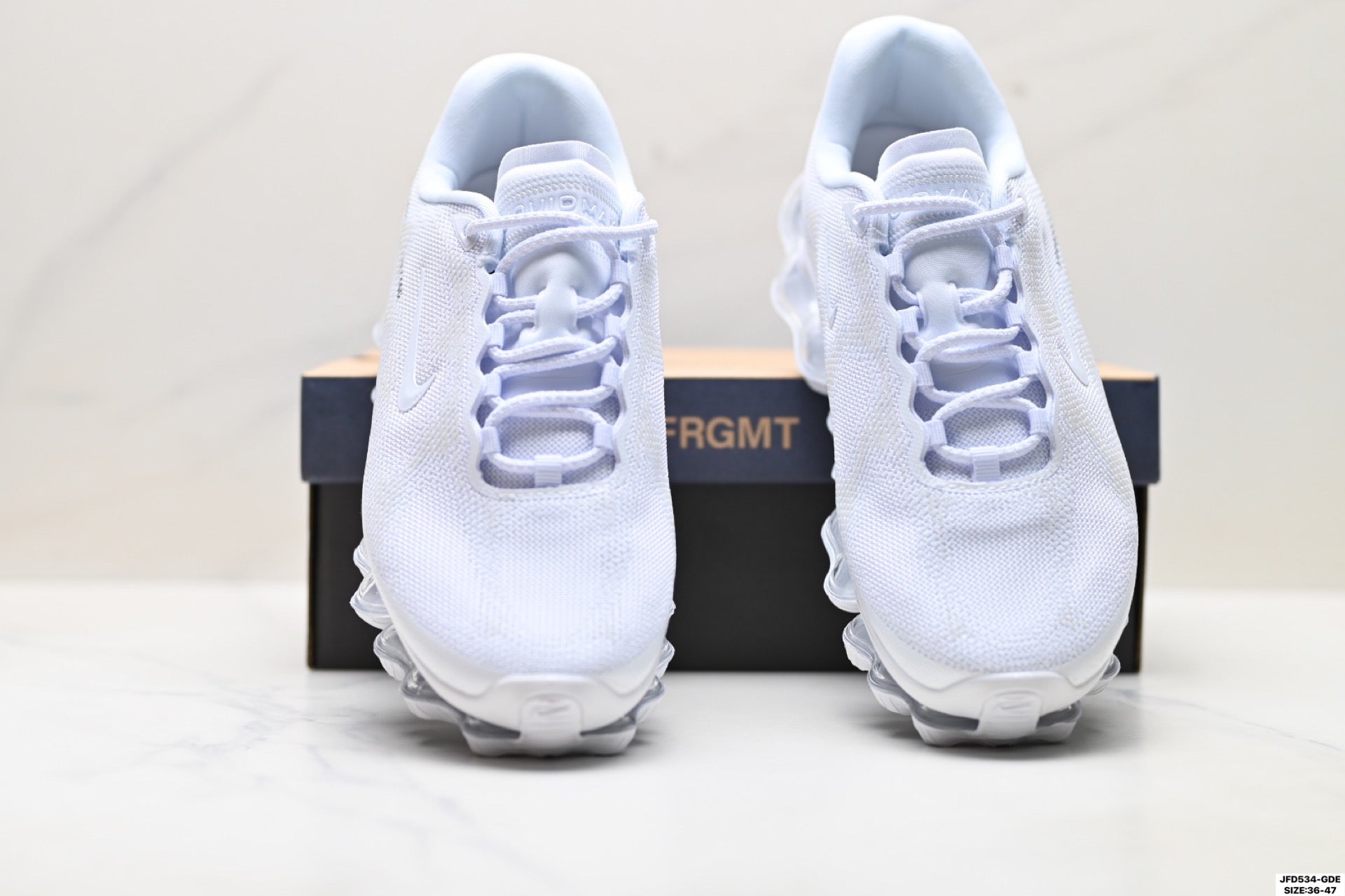 Nike Air Liquid Max × Fragment Design | Triple White Silver | Fujiwara Hiroshi