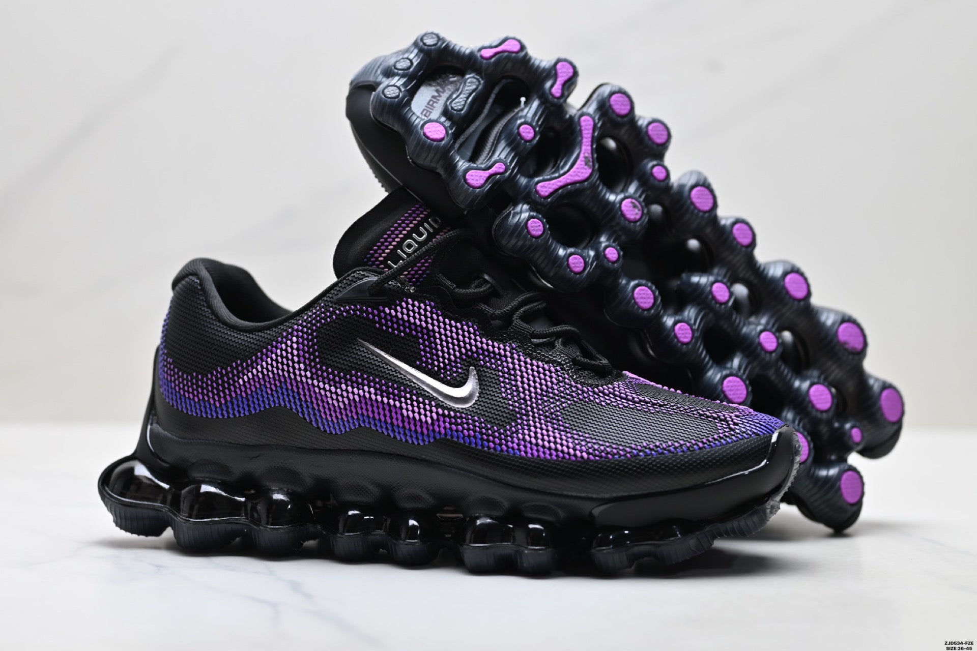 Nike Air Liquid Max | Black Purple Silver | IQ7634-009
