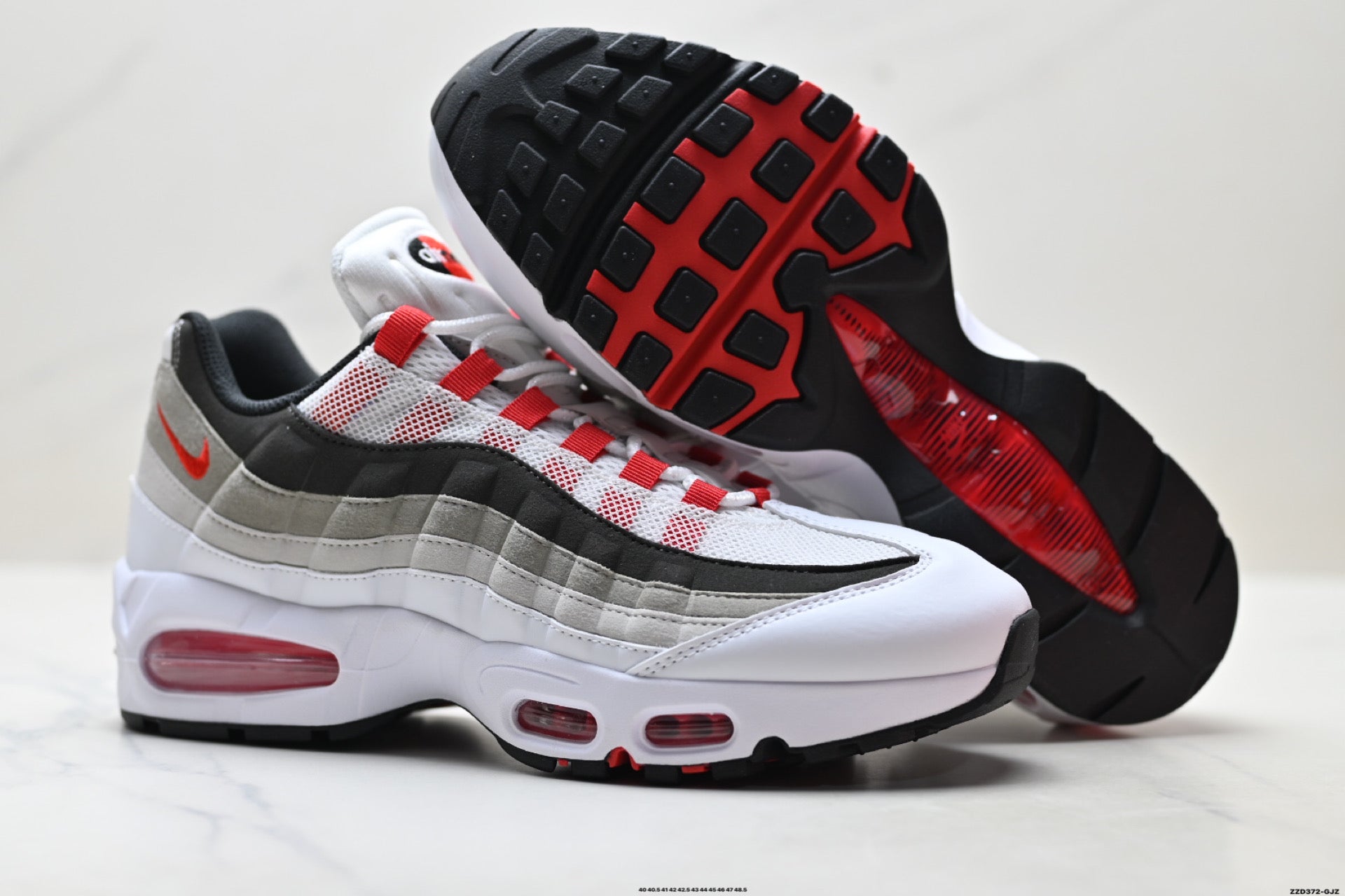 Nike Air Max 95 OG | White University Red Black | IB7862-100