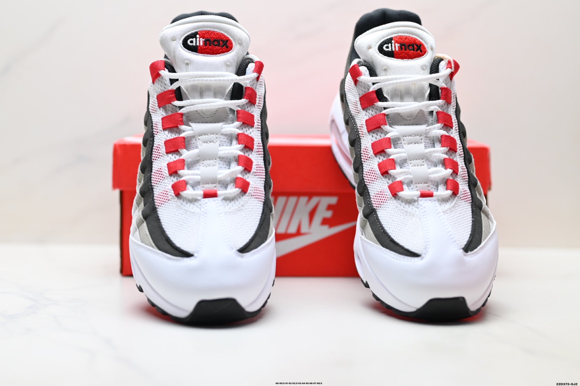 Nike Air Max 95 OG | White University Red Black | IB7862-100