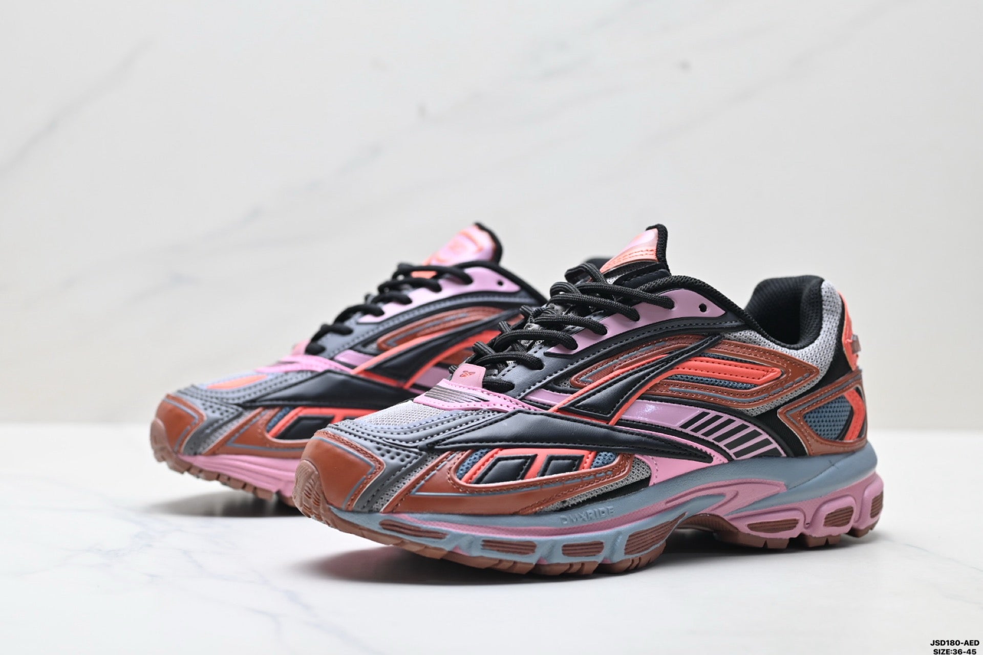 Reebok Premier Road Ultra Low-Top Casual Sneakers  Black/PinkRMLA06BC99MAT0022578-26