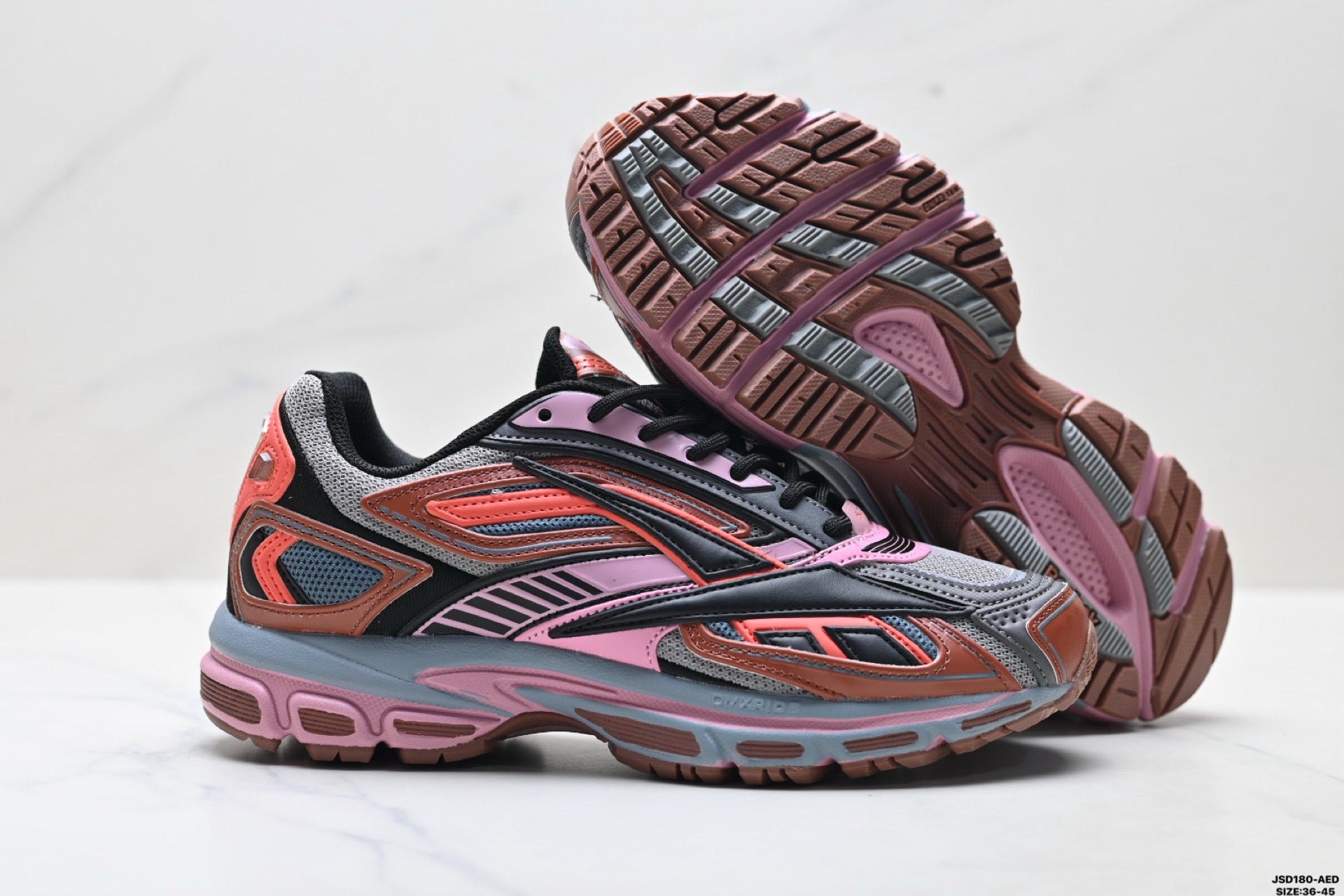 Reebok Premier Road Ultra Low-Top Casual Sneakers  Black/PinkRMLA06BC99MAT0022578-26