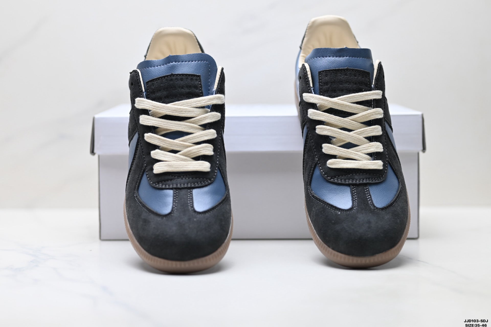 Maison Margiela Replica Wedge Low-Top Sneaker in Calfskin — DX003DGR41