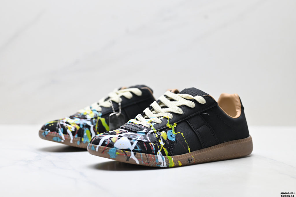 Maison Margiela Replica Wedge Low-Top Sneaker in Calfskin — S57WS0240P1892963