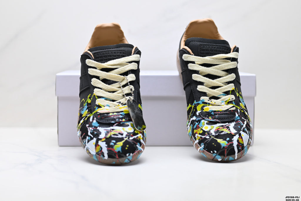 Maison Margiela Replica Wedge Low-Top Sneaker in Calfskin — S57WS0240P1892963