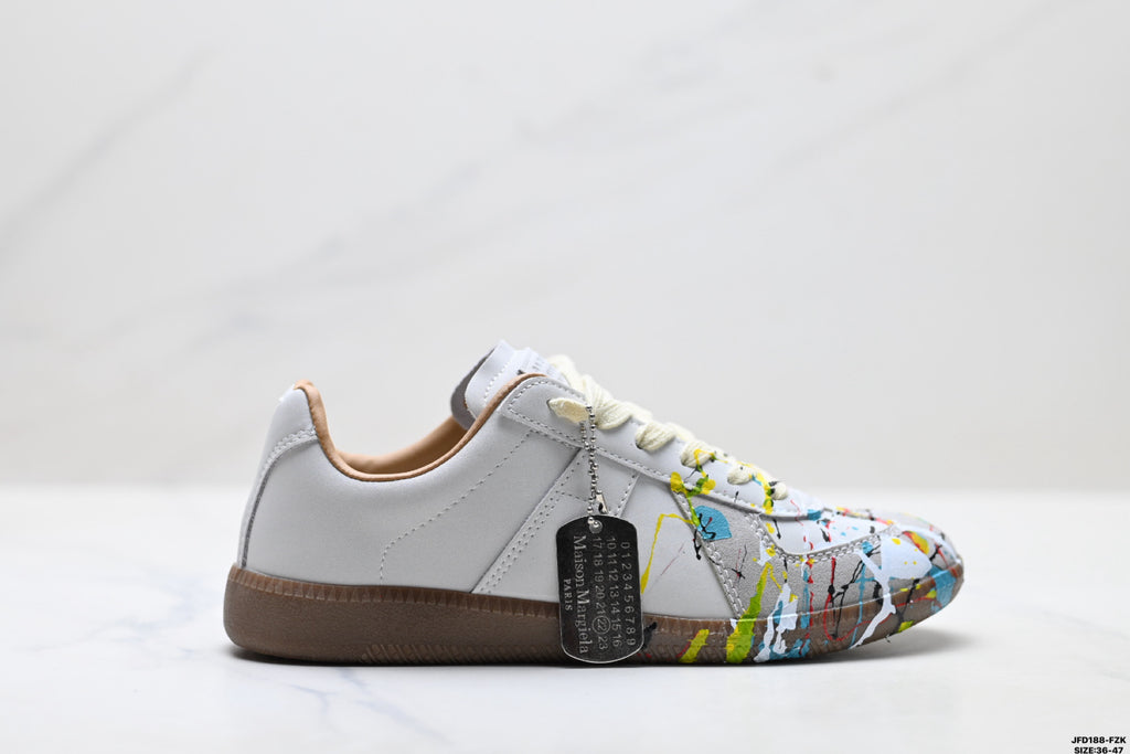 Maison Margiela Replica Wedge Low-Top Sneaker in Calfskin — S58WS0101P1892H8614