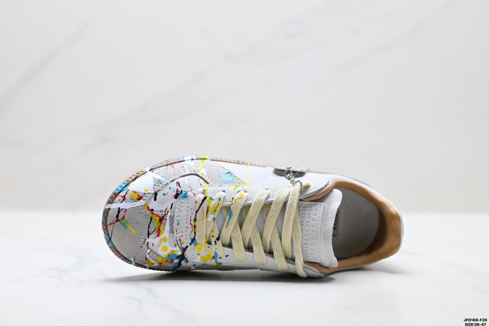 Maison Margiela Replica Wedge Low-Top Sneaker in Calfskin — S58WS0101P1892H8614