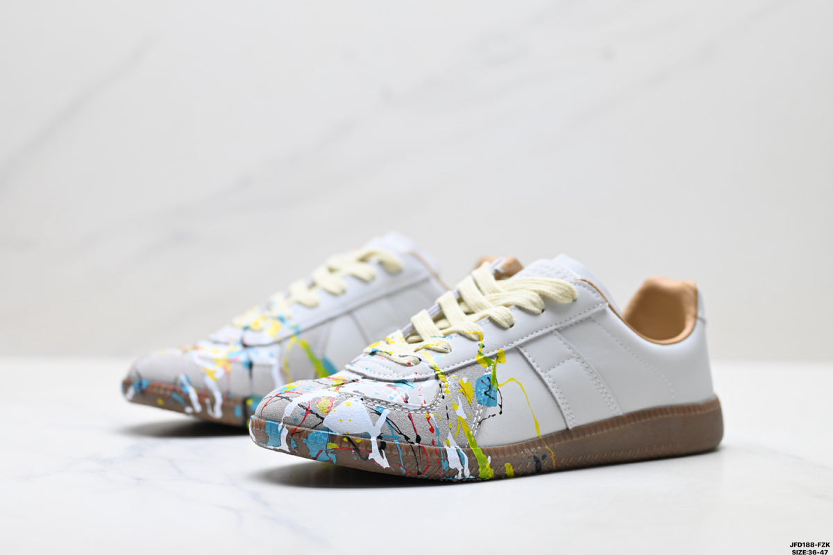 Maison Margiela Replica Wedge Low-Top Sneaker in Calfskin — S58WS0101P1892H8614