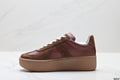 Maison Margiela Replica Wedge Round-Toe Low-Top Sneaker in Calfskin & Suede — S58WS0282P1895T2621