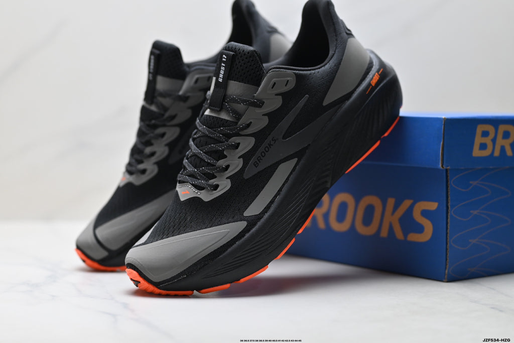 Brooks Ghost 17 Men's Mesh Breathable Low-Top Casual Running Shoe 110442-1D-023