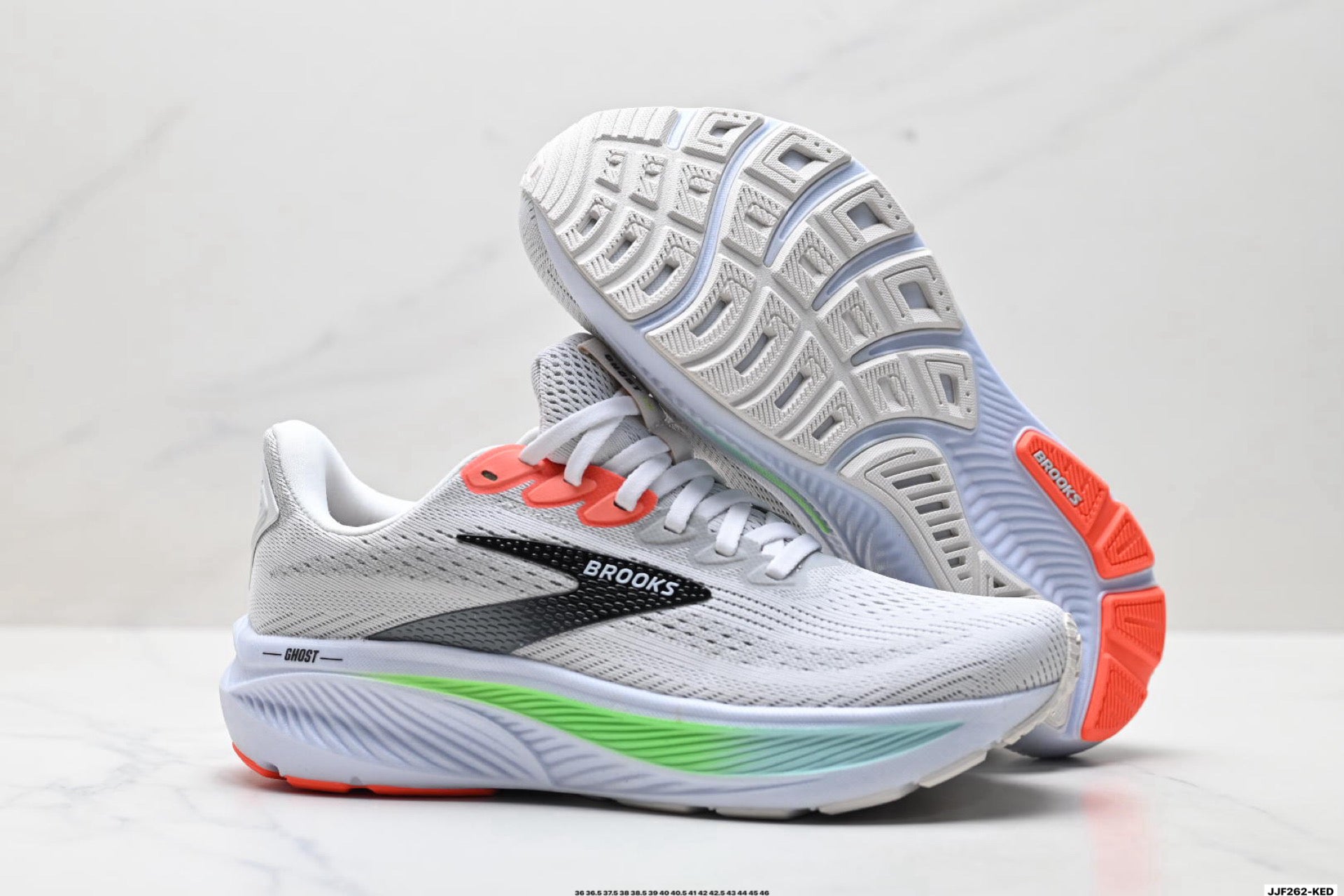 Brooks Ghost 17 Men's Mesh Breathable Low-Top Casual Running Shoe 1104421D-112